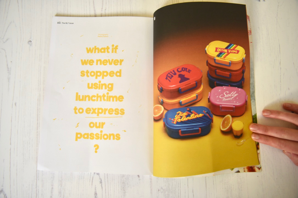 Sandwich magazine issue 1 BLT lunchbox